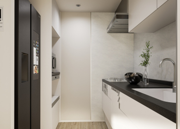 �@�L�b�`���X�y�[�X�ɂ͎��[�t�ŉƓd�̒u���ꏊ�ɂ�����܂���B